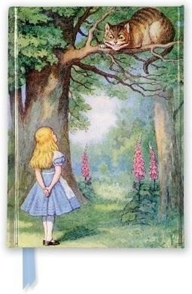 Flame Tree, Alicja w Krainie Czarów i Kot, notatnik A6, linia, 1 szt.