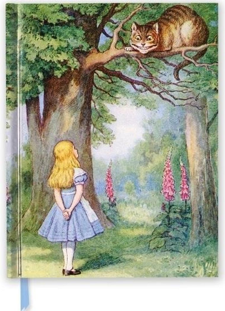 Flame Tree, Alicja w krainie czarów, notatnik A4, gładki, 1 szt.