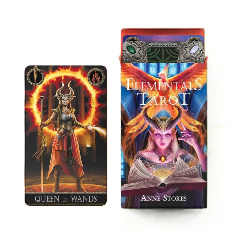 Flame Tree, Anne Stokes, karty do tarota