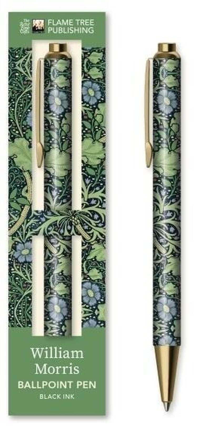 Flame Tree, długopis w pudełku, Wodorosty William Morris