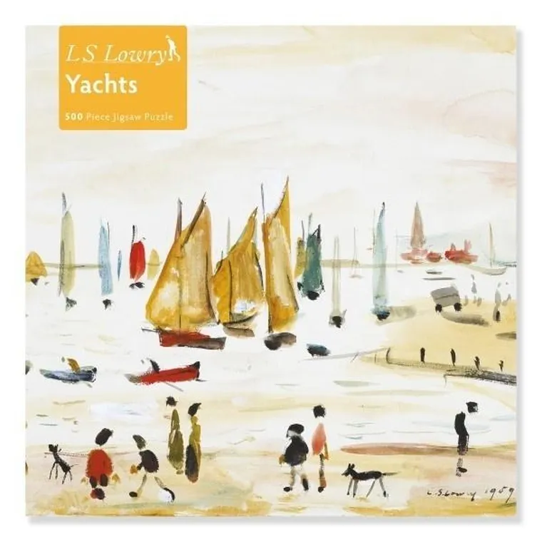 Flame Tree, Jachty, L.S. Lowry, puzzle, 500 elementów