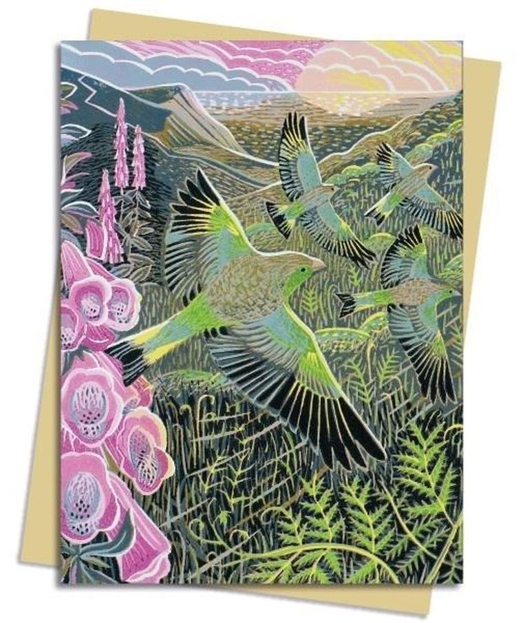 Flame Tree, karnet B6, Naparstnice i zięby Annie Soudain