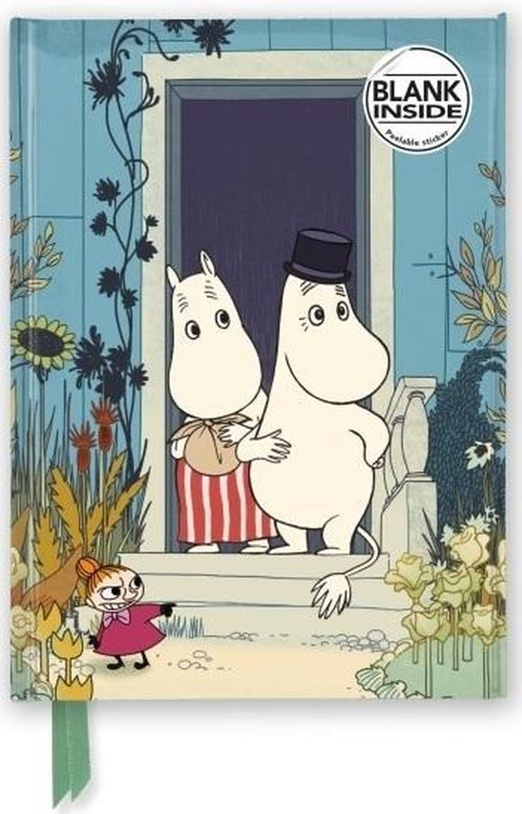 Flame Tree, Muminki, notatnik, A5, gładki, Mama, Tata i Mała Mi, 1 szt.