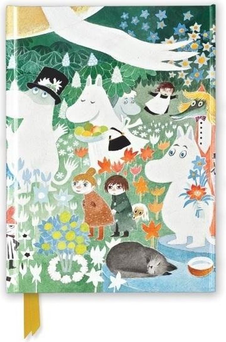 Flame Tree, Muminki, notatnik A5, linia, Podróż, 1 szt.