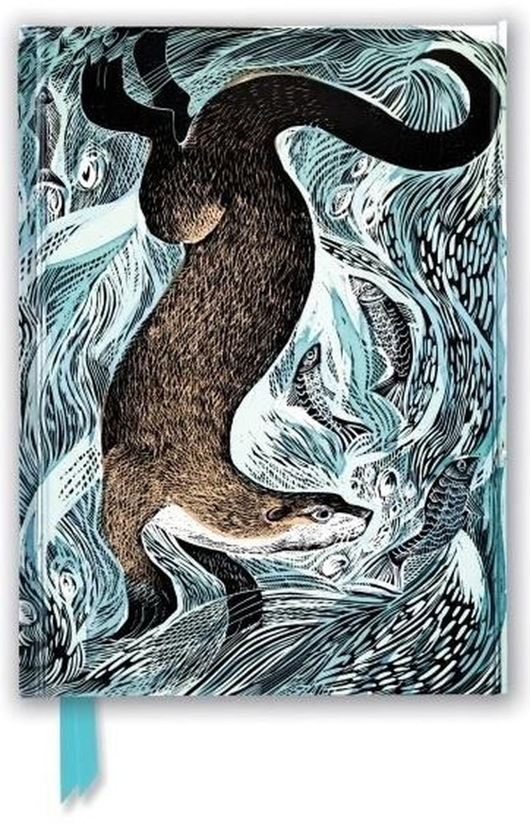 Flame Tree, notatnik A5, 176 stron, linia, Wydra Angela Harding