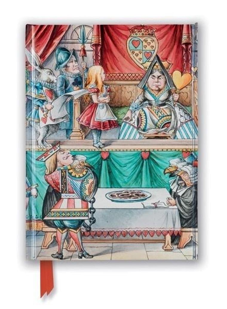 Flame Tree, notatnik, A5, linia, Alicja w Krainie Czarów