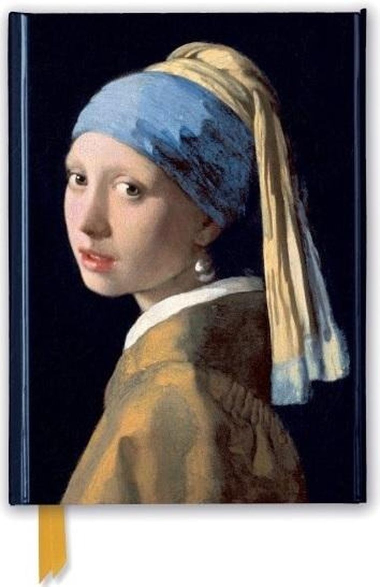 Flame Tree, notatnik, A5, linia, Dziewczyna z perłą Johannes, 1 szt.