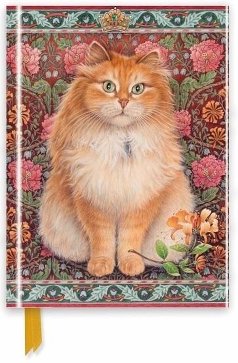 Flame Tree, notatnik A5, linia, Kot Blossom Lesley Anne Ivory, 1 szt.