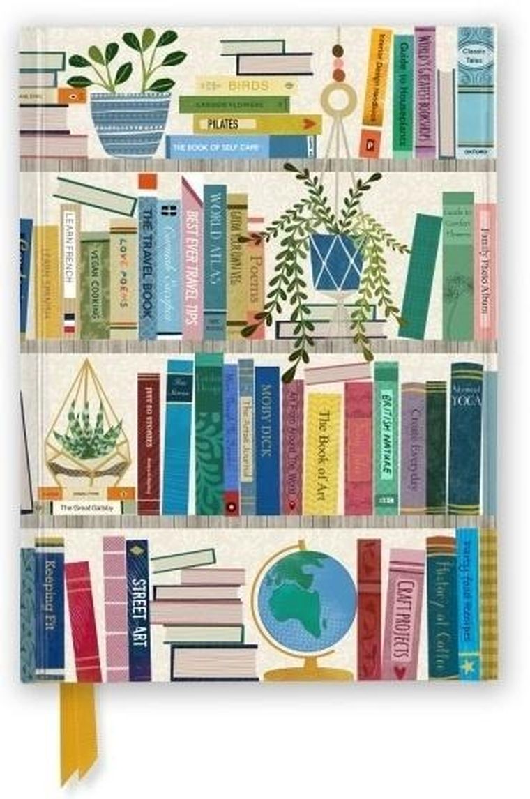 Flame Tree, notatnik, A5, linia, Półki z książkami, Georgia, 1 szt.