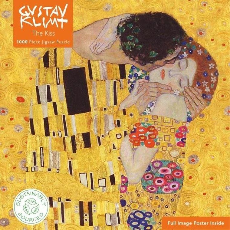 Flame Tree, Pocałunek, Gustav Klimt, puzzle, 1000 elementów