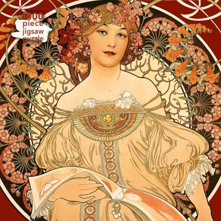 Flame Tree, Rozmarzenie, Alfons Mucha, puzzle, 1000 elementów