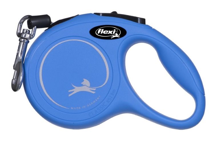 Flexi, New Classic, smycz, rozmiar XS, linka, 3 m, do 8 kg, niebieski
