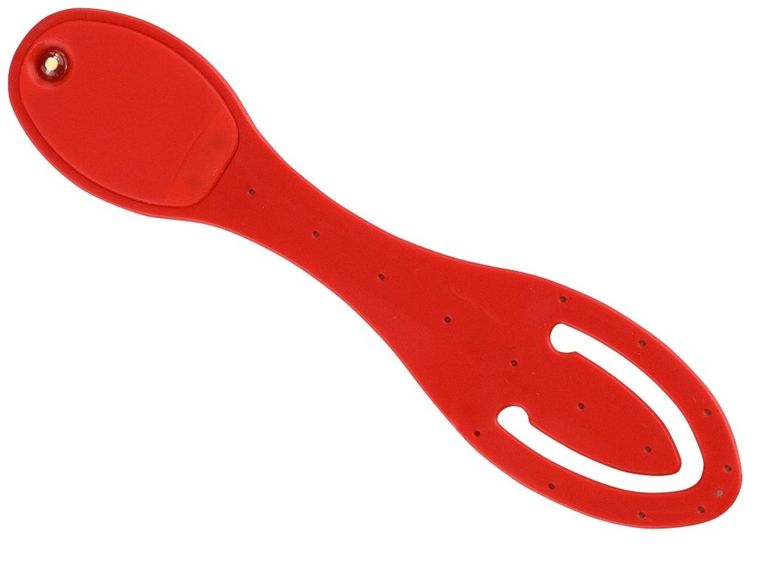 Flexilight, lampka do książki, czerwona