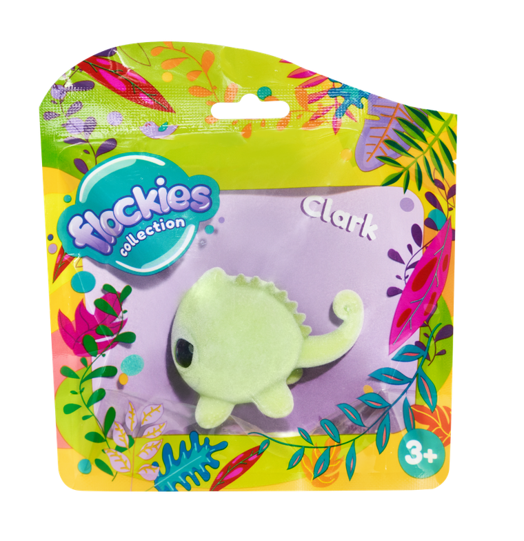 Flockies, kameleon Clark, figurka