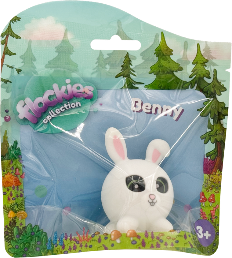 Flockies, królik Benny, figurka