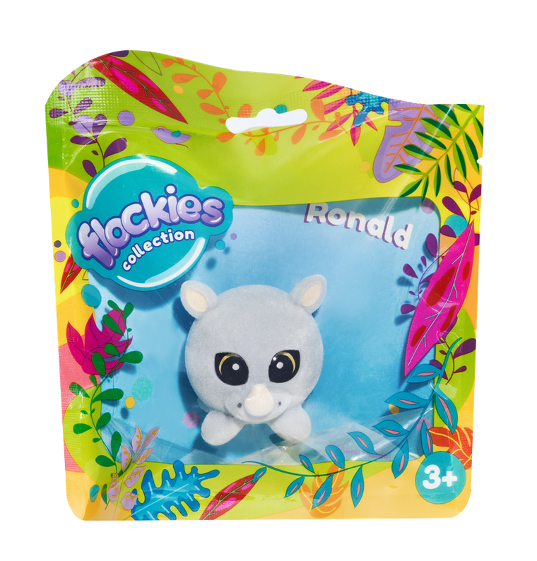 Flockies, nosorożec Ronald, figurka