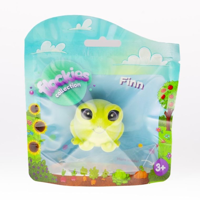Flockies, żaba Finn, figurka