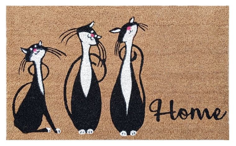 Floor Gardens, wycieraczka, home 3 koty