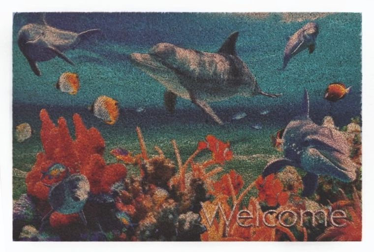 Floor Gardens, wycieraczka, ocean