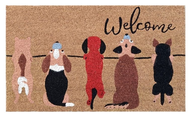 Floor Gardens, wycieraczka, psy i koty