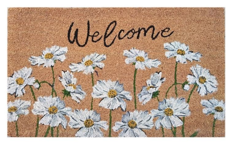 Floor Gardens, wycieraczka, stokrotki