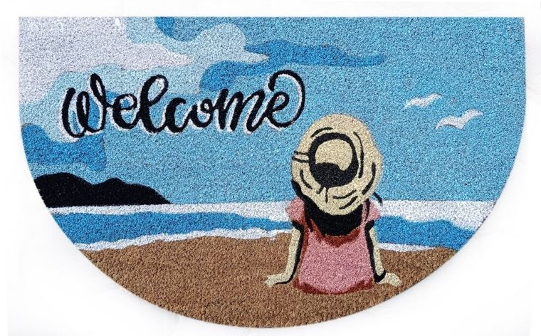 Floor Gardens, wycieraczka, welcome, plaża