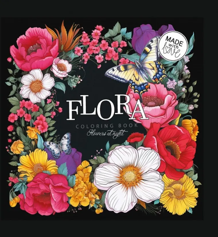 Flora Kwiaty. Kolorowanka 160-160