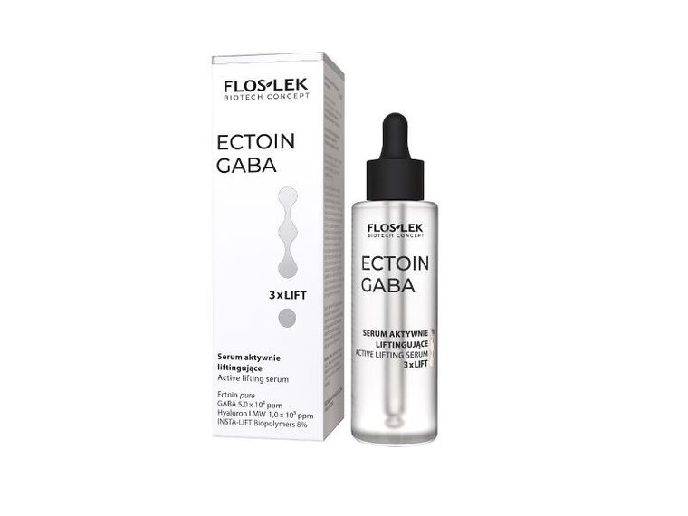 Floslek, Ectoin Gaba, serum aktywnie liftingujące, 30 ml
