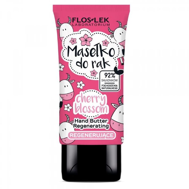 Floslek, Hand Care, masełko do rąk, regenerujące, Cherry Blossom, 50 ml
