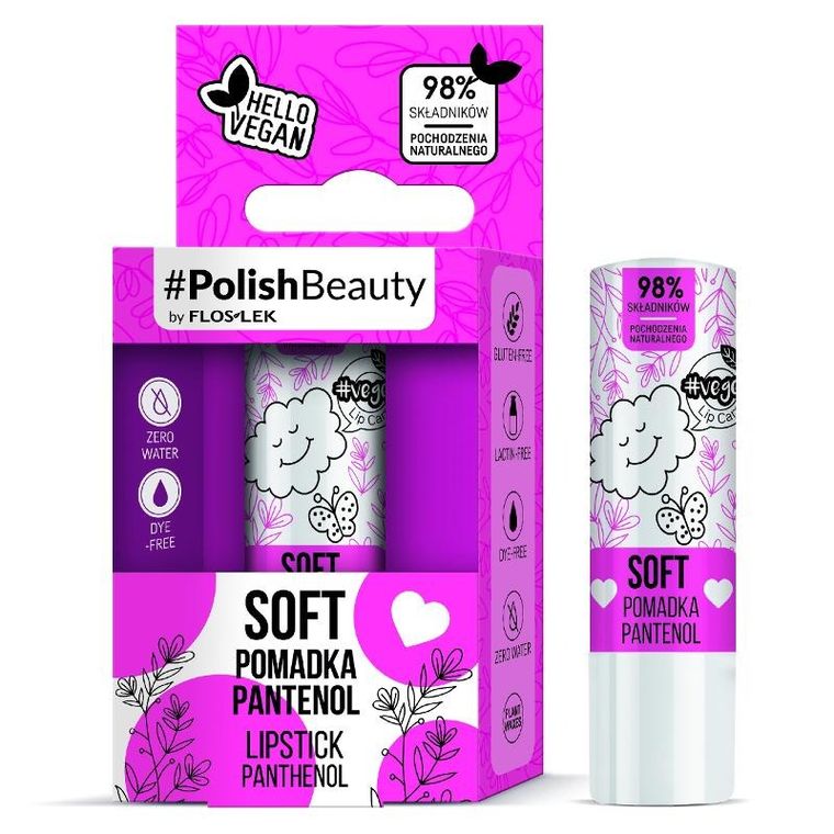 Floslek, Lip Care, vege pomadka z panthenolem