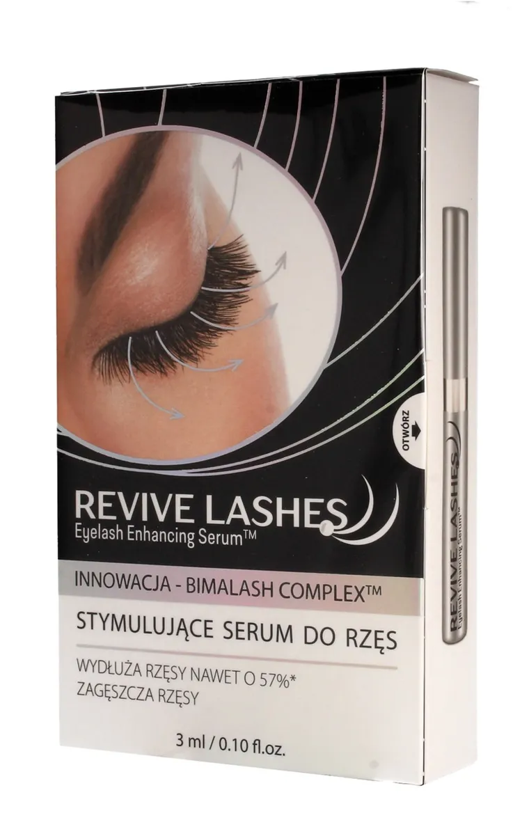 Floslek, Revive Lashes, serum stymulujące wzrost rzęs, 3 ml