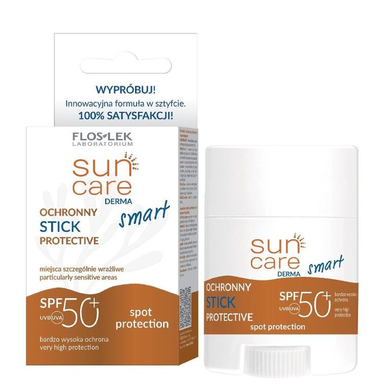 Floslek, Sun Care Derma Smart, ochronny stick SPF 50+, 20 g