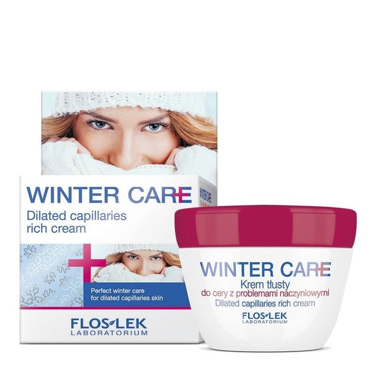 Floslek, Winter Care,krem ochronny tłusty do cery naczynkowej, 50 ml