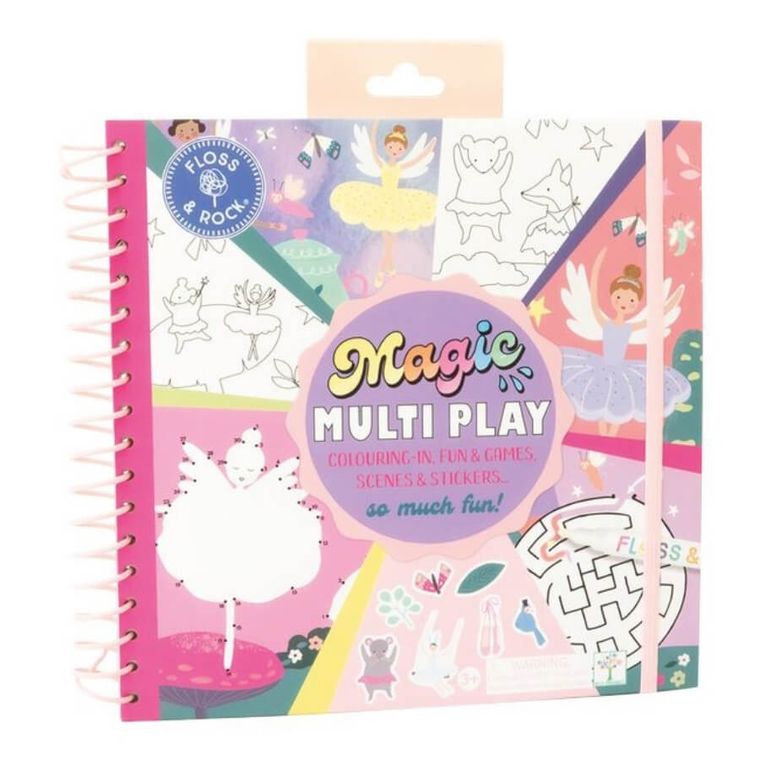 Floss & Rock, Baletnice, magiczna kolorowanka wodna z zadaniami