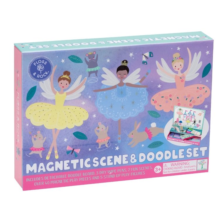 Floss & Rock, Baletnice, magnetyczna układanka i tablica do rysowania