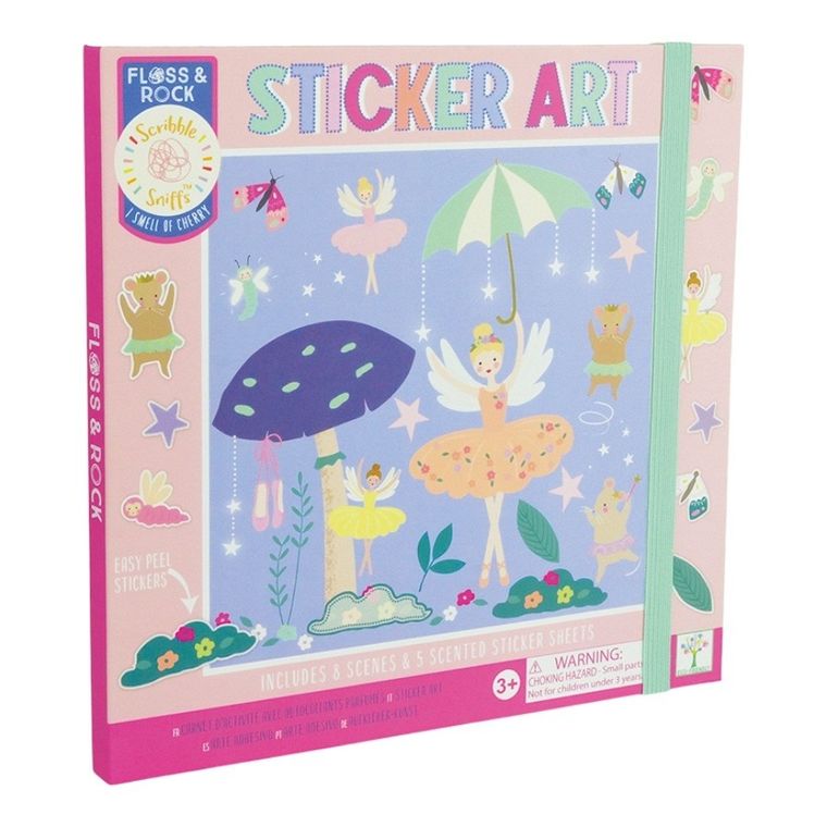 Floss & Rock, Baletnice, zestaw pachnących naklejek