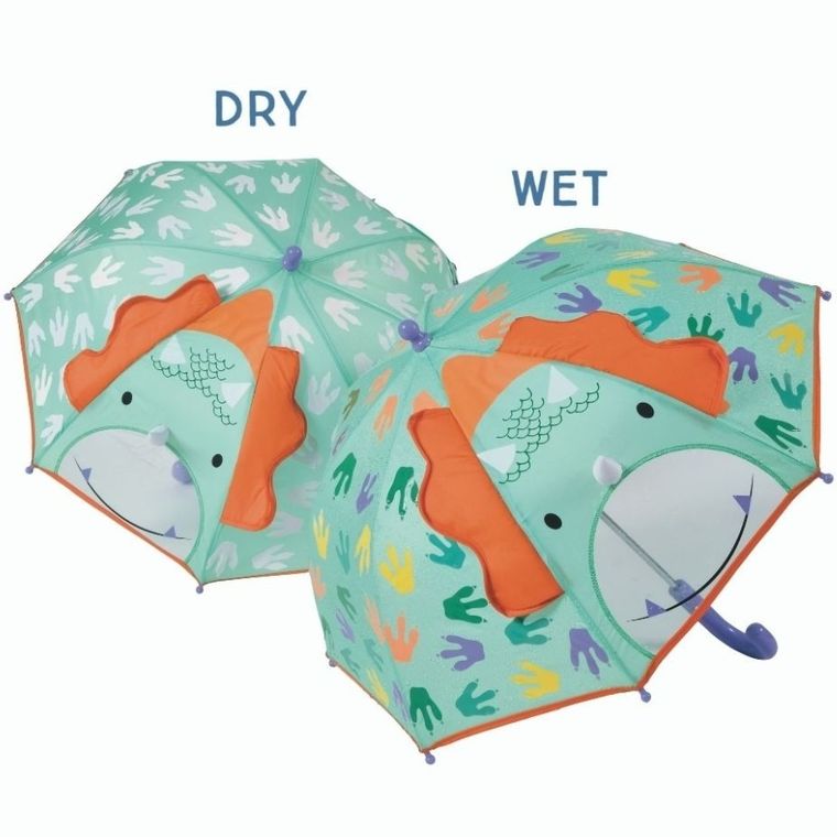 Floss & Rock, Dinozaury, parasolka zmieniająca kolory z okienkiem 3D