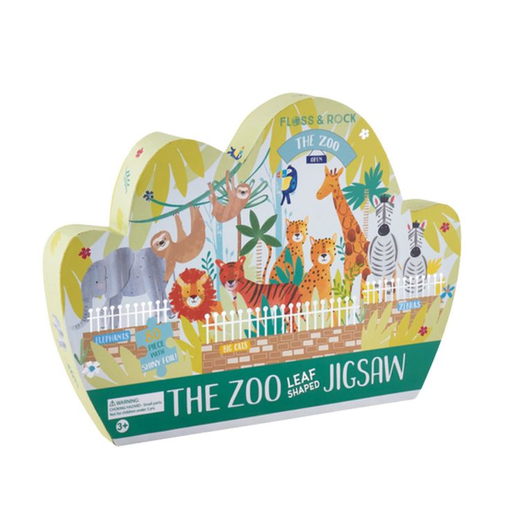 Floss & Rock, Dżungla, puzzle, 80 elementów