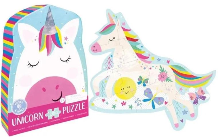 Floss & Rock, Jednorożec, puzzle, 12 elementów