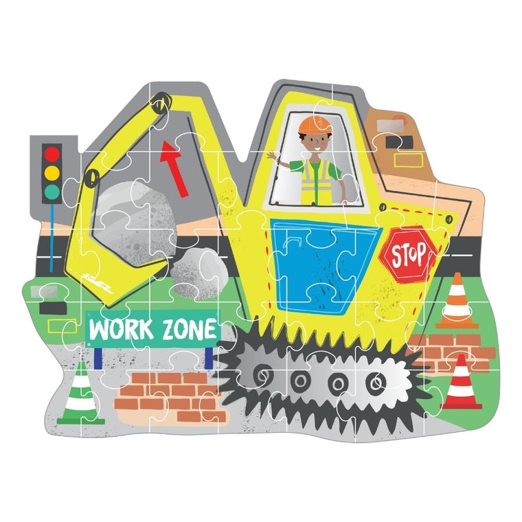 Floss & Rock, Na budowie, puzzle, 30 elementów