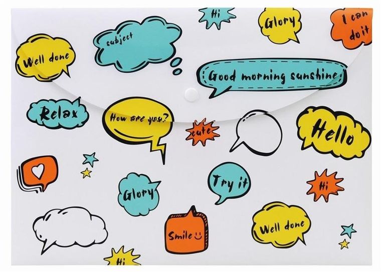 Foldermate, teczka kopertowa, zamykana, A4, biała