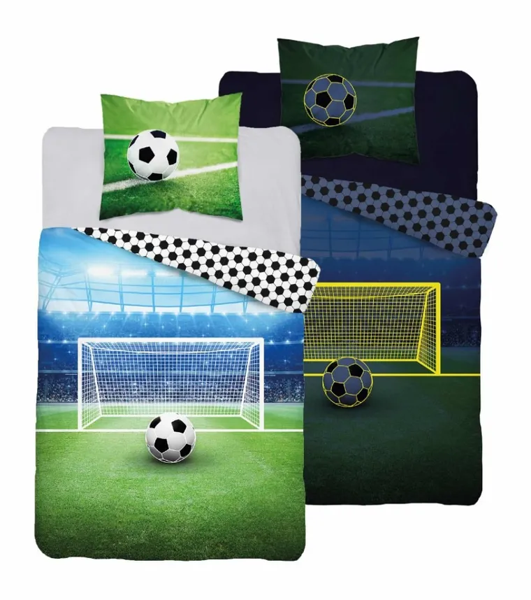 Football, pościel 2-częściowa, świecąca w ciemności, 160-200 cm