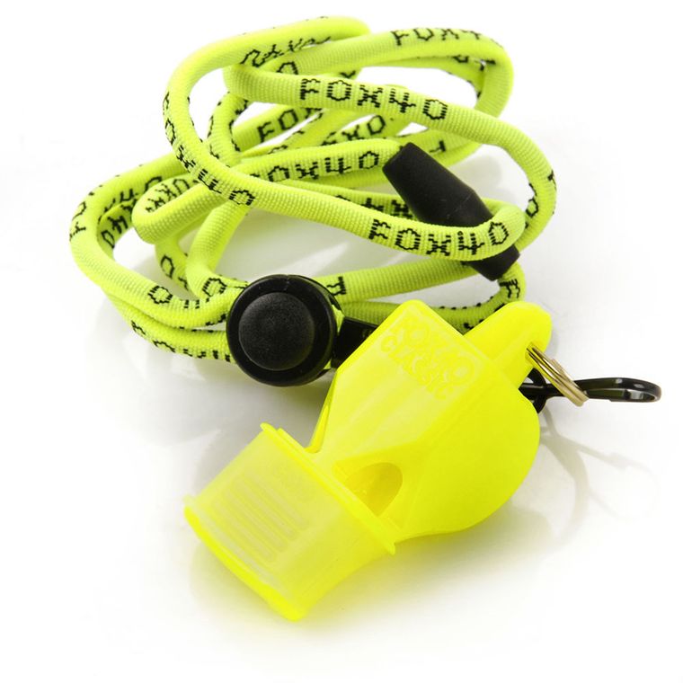 Fox 40, Classic CMG, gwizdek ze sznurkiem, neon żółty