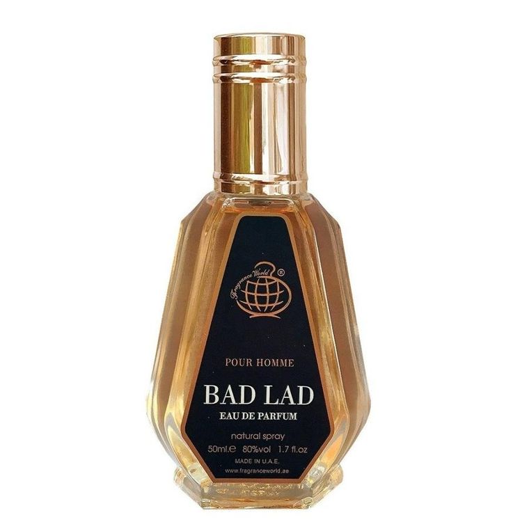 Fragrance World, Bad Lad Pour Homme, woda perfumowana, spray, 50 ml