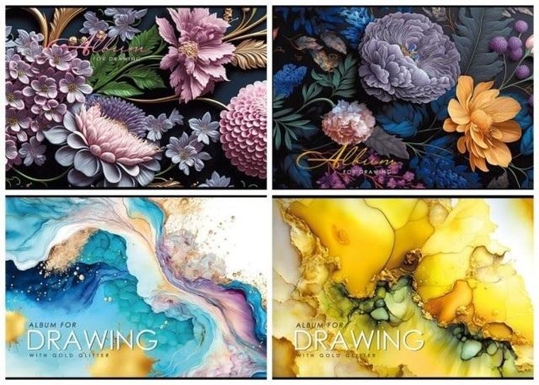 Fresh, blok rysunkowy A4, 40 kartek, 100g/m2