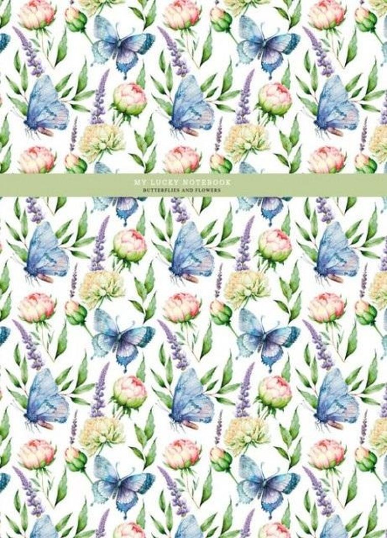 Fresh, notatnik, 48 kartek, kratka, kwiaty i motyle, 1 szt.