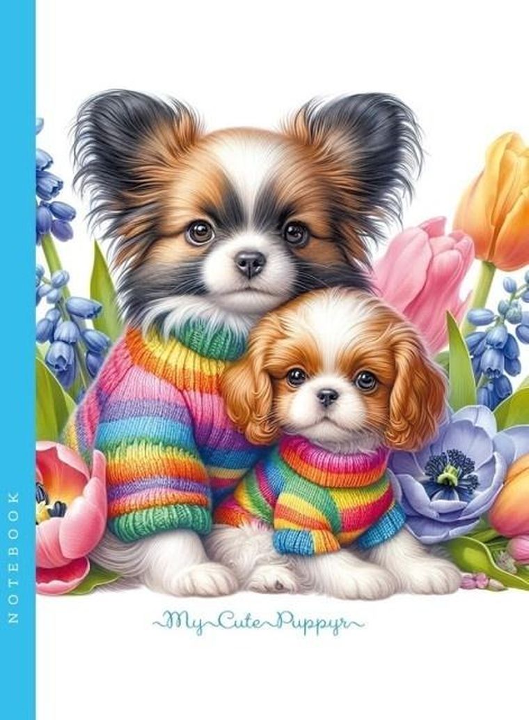 Fresh, notatnik, 64 kartki, kratka, pieski, 143-200 cm, 1 szt.