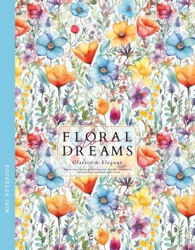 Fresh, notatnik, 64 kartki, linia, kwiaty, 1 szt.