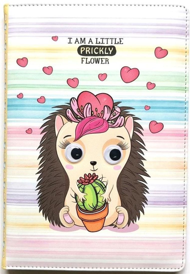 Fresh, notatnik dziecięcy, A5, 64 kartki, gładki, Oczy jeż, 1 szt.