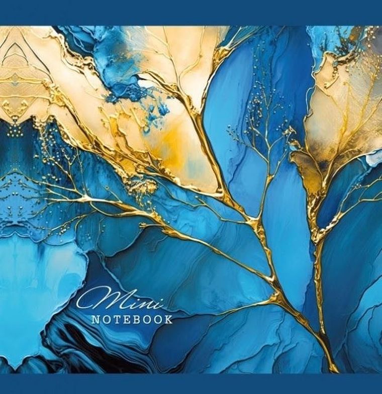 Fresh, notatnik ozdobny, 100-100, 48 kartek, kratka, mozaika, niebieska, 1 szt.